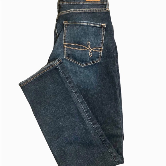 Levis Denizen Modern Slim Stretch Jeans Mid Rise Blue Wash Size 27 - Picture 2 of 8